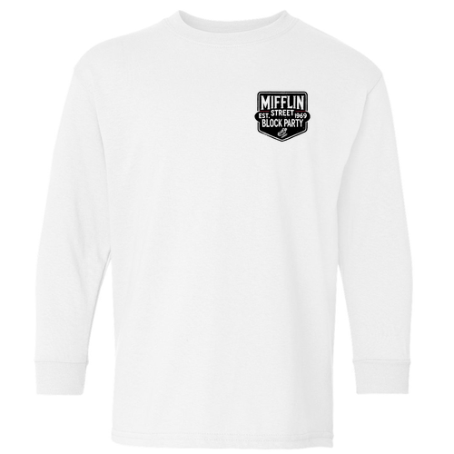 Gildan Youth Heavy Cotton Longsleeve -- White