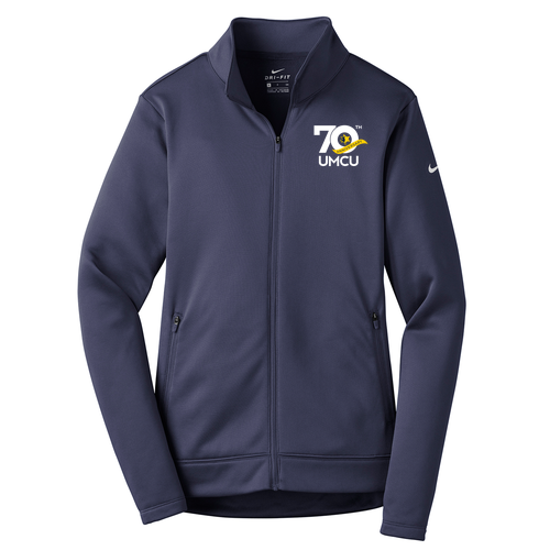 Nike Ladies Therma-FIT Full-Zip Fleece -- Midnight Navy
