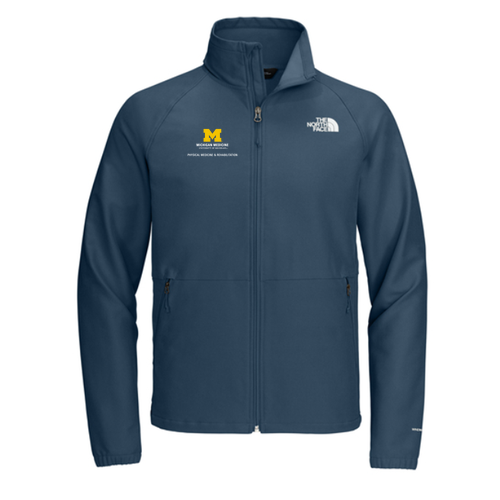 The North Face Barr Lake Soft Shell Jacket -- Shady Blue Dark Heather