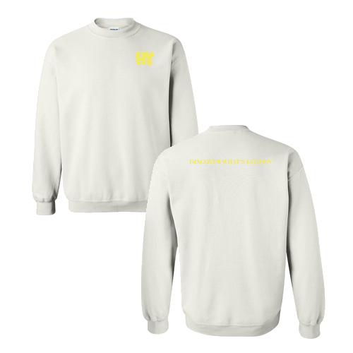 Gildan Heavy Blend Crew Neck Sweatshirt -- White