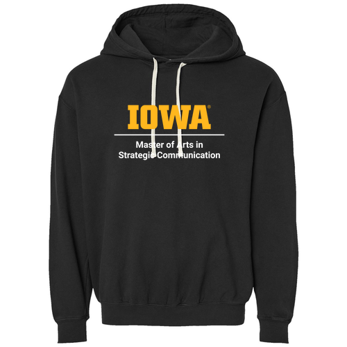 Comfort Colors Lightweight Adult Ringspun Hooded Sweatshirt -- Black