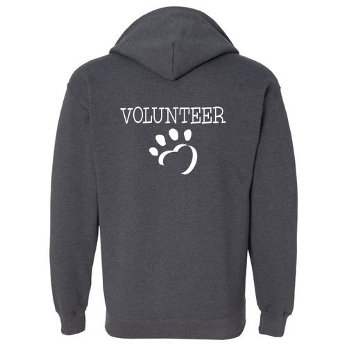 Gildan Full Zip Hooded Sweatshirt -- Dark Heather