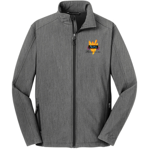 Port Authority Core Soft Shell Jacket -- Pearl Grey Heather