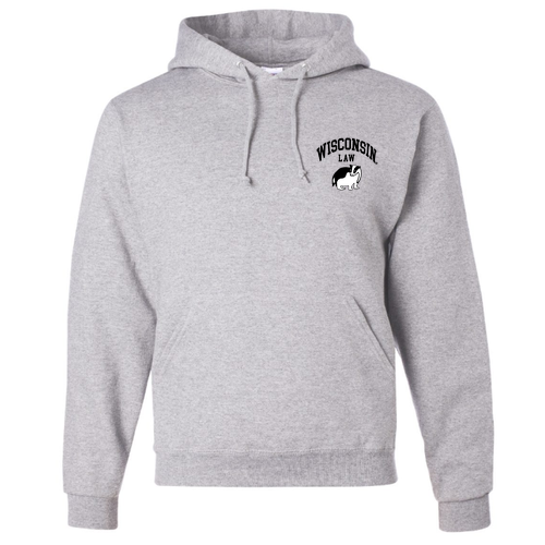Wisconsin Law Hoodies — Ash