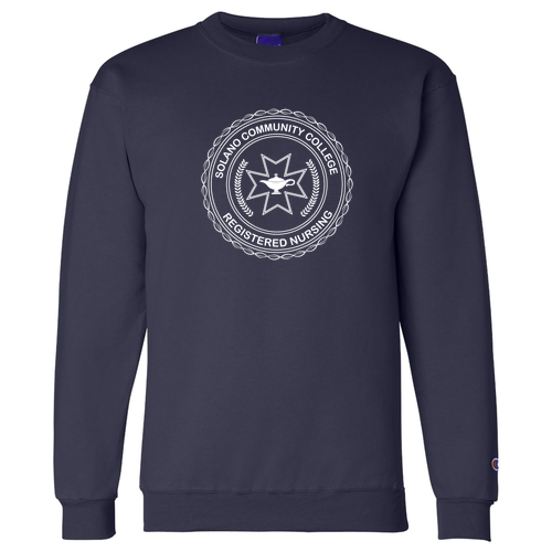 Faculty Champion Powerblend Crewneck Sweatshirt -- Navy