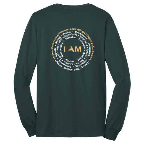(Plus Sizes Only) I Am Longsleeve -- Dark Green
