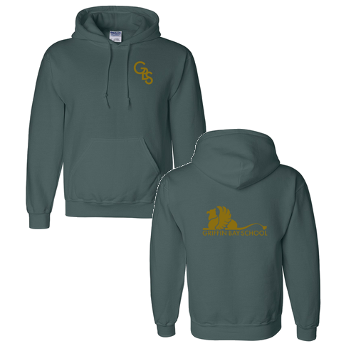 Gildan Adult Dryblend Adult Hooded Sweatshirt -- Forest Green