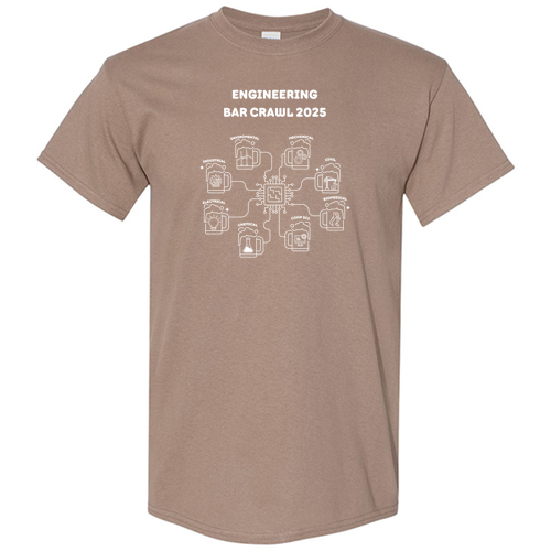 Gildan Heavy Cotton Basic T-Shirt -- Brown Savana