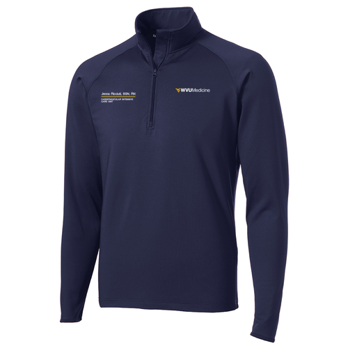 Sport Tek Sport Wick Stretch Half Zip Pullover -- True Navy