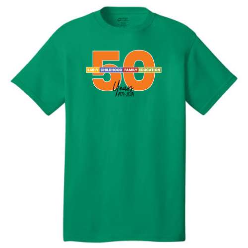 Port and Company 5.4 oz Cotton T-Shirt -- Kelly