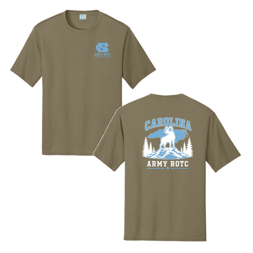 Port and Company Essential Performance Tee -- Coyote Brown