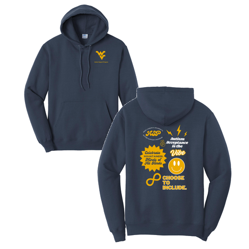 Port and Company Core Fleece Pullover Hooded Sweatshirt -- Navy