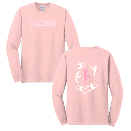 Gildan Heavy Cotton Longsleeve Basic T-Shirt -- Light Pink