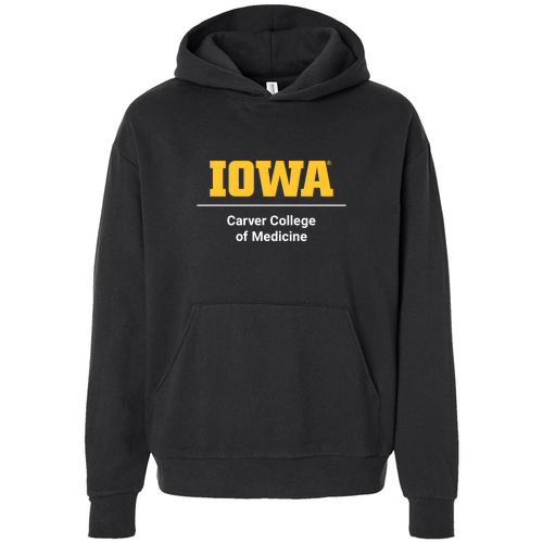 Oversized Independent Trading Co. Avenue Pullover Hooded Sweatshirt -- Black