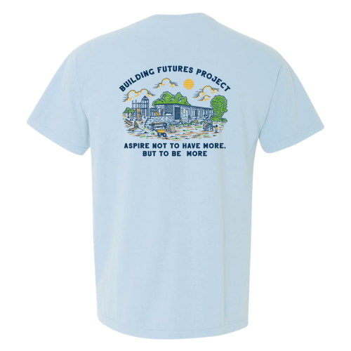 Comfort Colors Unisex Garment-Dyed Heavyweight Pocket T-Shirt -- Chambray