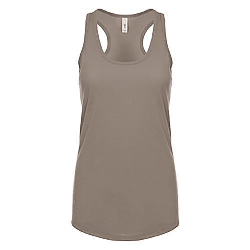 Next Level Ladies Ideal Racerback Tank -- Warm Gray