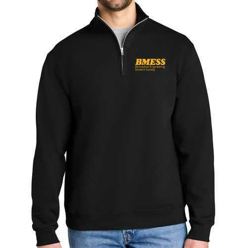 Gildan Unisex Heavy Blend Quarter-Zip Sweatshirt -- Black