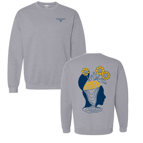 Gildan Heavy Blend Crew Neck Sweatshirt -- Sport Grey