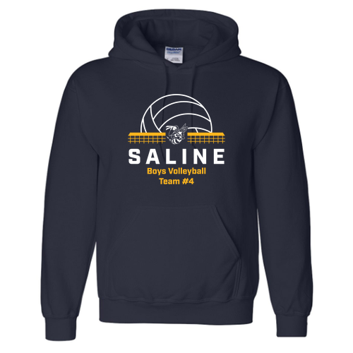 Mens/Unisex Gildan Dryblend Hooded Sweatshirt -- Navy