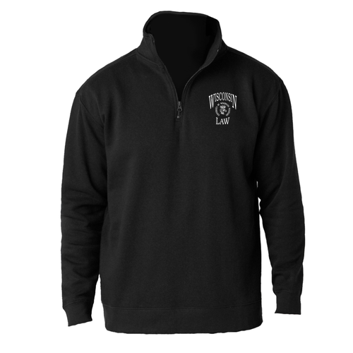 Cotton Heritage Quarter-Zip Fleece -- Black