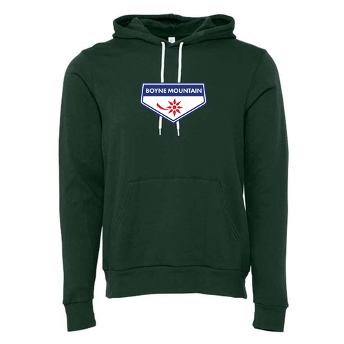 Boyne Mountain Logo 1 Full color -- Pullover hooded sweatshirt Forest