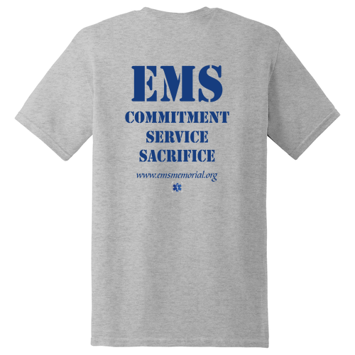 National EMS Memorial Unisex Tee Ash