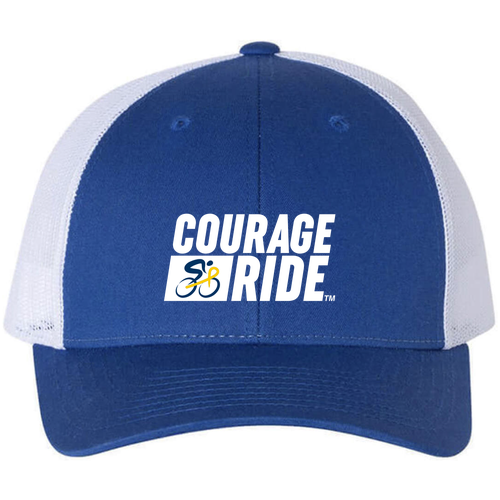 Richardson Low Profile Trucker Hat -- Royal / White