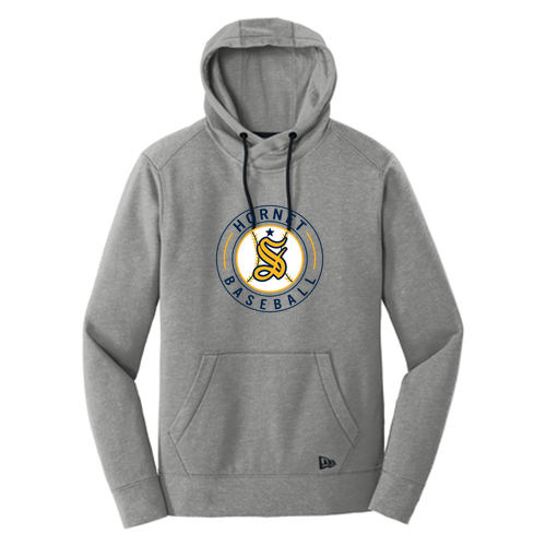 New Era Tri Blend Fleece Pullover Hoodie -- Shadow Grey Heather