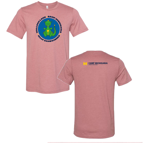 Youth Bella Canvas Soft Fitted Heather CVC Short Sleeve Tee -- Heather Mauve