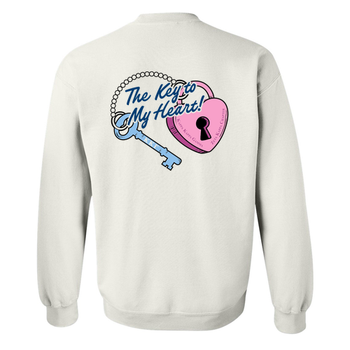 Gildan Heavy Blend Crew Neck Sweatshirt -- White