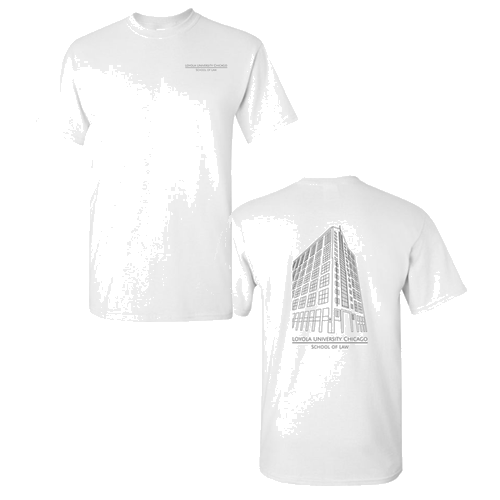 Corboy Law Center Basic T-Shirt -- White