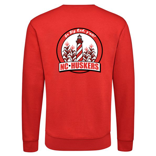 Adult Unisex NC Husker Crewneck Sweatshirt