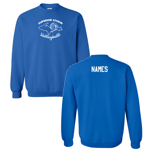 Gildan Heavy Blend Crew Neck Sweatshirt -- Royal