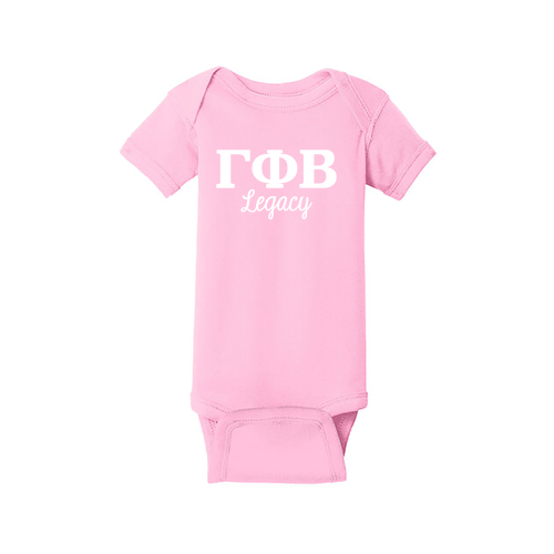 Rabbit Skins Lap Shoulder Legacy Onesie Infant -- Pink