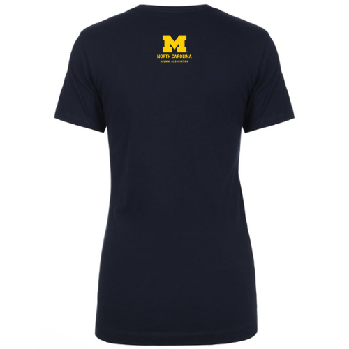 Ladies Next Level Soft Fitted Boyfriend Tee -- Midnight Navy