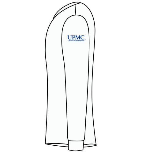 Pitt/Maccabi Short Longsleeve Shirt -- White