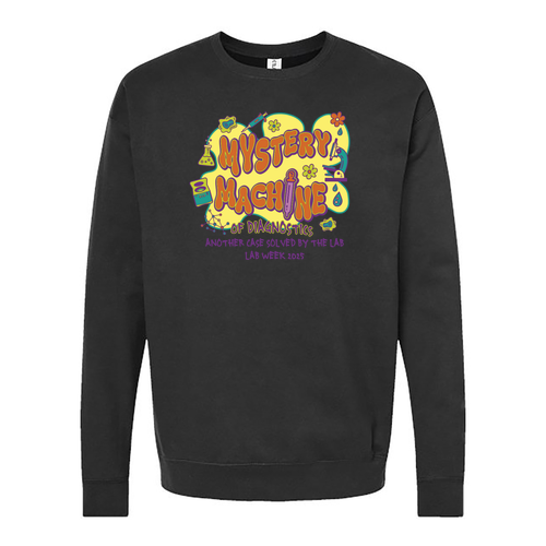 Tultex Fleece Crewneck Sweatshirt -- Black