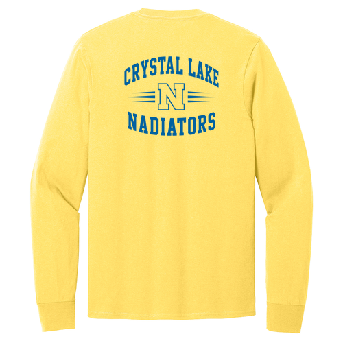 Port and Company Long Sleeve T Shirt -- Yellow