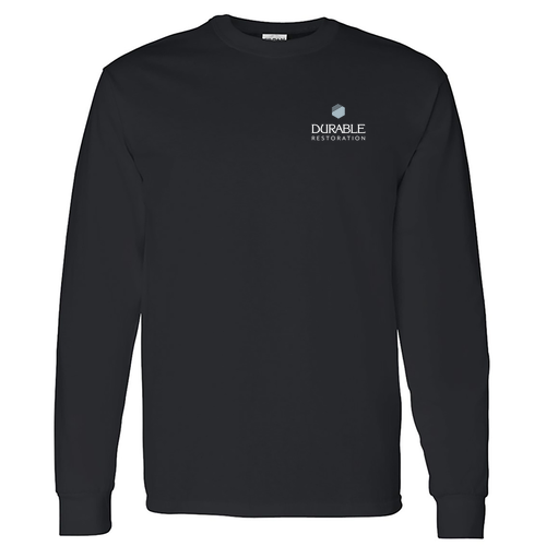 Gildan Heavy Cotton Longsleeve Basic T-Shirt -- Black