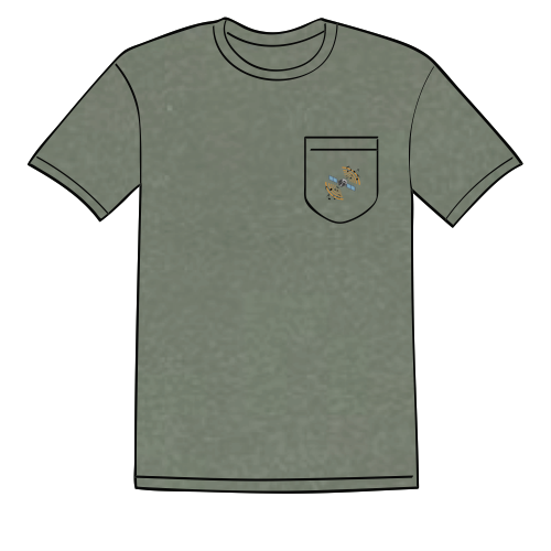Comfort Colors Unisex Garment-Dyed Heavyweight Pocket T-Shirt -- Moss