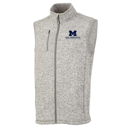 Charles River Pacific Heathered Vest -- Light Grey Heather
