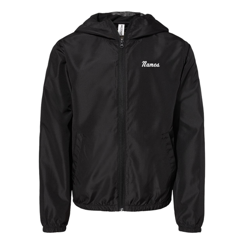 XBF Youth Windbreaker Jacket with Custom Names