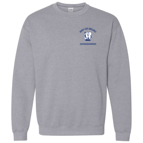 Keep On Smiling Crewneck -- Sport Grey