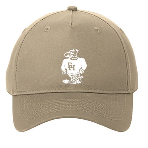 Port and Company Five-Panel Twill Hat -- Khaki