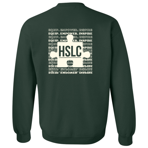 Gildan Heavy Blend Crew Neck Sweatshirt -- Forest Green