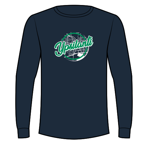 Next Level Soft Fitted Premium Long Sleeve Tee -- Midnight Navy