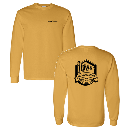 Gildan Heavy Cotton Longsleeve Basic T-Shirt -- Gold