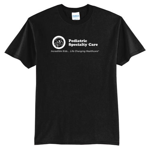 Port and Company 50/50 Blend Basic T-Shirt -- Jet Black