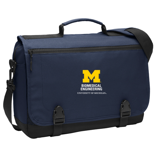 Port Authority Messenger Briefcase -- Navy