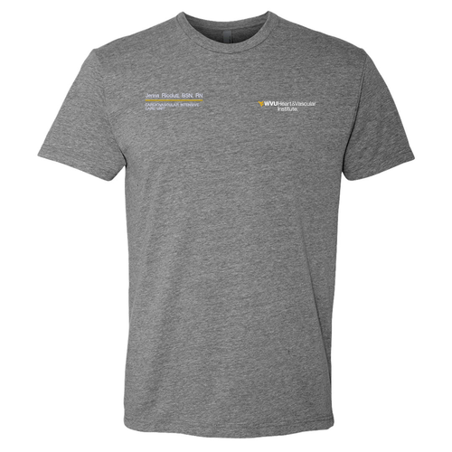 Next Level Mens CVC Crew -- Dark Heather Grey